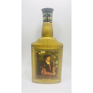 Jim Beam Georg Gisze Gold Decanter Whiskey Bottle Artist Series Hans Holbein Bar